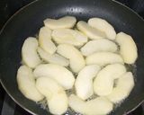 フライパンでりんごケーキ♪作り方1写真