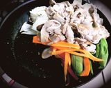 お野菜たっぷり～♪フライパンで蒸し野菜作り方5写真