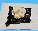 はんぺん・豆腐・チーズの巾着蒸し作り方3写真