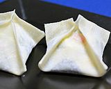 はんぺん・豆腐・チーズの巾着蒸し作り方4写真