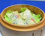 はんぺん・豆腐・チーズの巾着蒸し作り方5写真