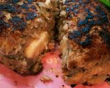 【糖質制限】もっちりチーズinハンバーグ作り方7写真