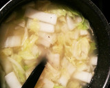 簡単計量☆白菜とたまごの中華スープ作り方3写真