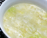 簡単計量☆白菜とたまごの中華スープ作り方9写真