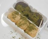 安倍川もちに抹茶ぱらぱら♫作り方3写真