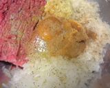 ★びっくりのハンバーグ★作り方1写真