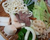 血管プラークダイエット食542(鳥牛鍋)作り方2写真