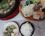 血管プラークダイエット食542(鳥牛鍋)作り方5写真