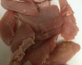 簡単‼︎胸肉のさっぱりみぞれ煮♪作り方1写真