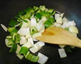 鶏肉とピーマンの和風カレーあんかけ作り方4写真