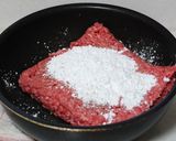フライパンdeサイコロハンバーグステーキ作り方1写真