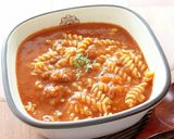ミート缶で簡単♪マカロニのミートスープ作り方5写真