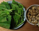 天然だしパックで作る 小松菜のあんかけ作り方2写真