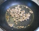 まこもたけとひき肉のオイスターソース炒め作り方2写真