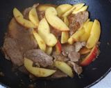 豚肉とりんご炒め作り方6写真