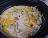 サボイキャベツの豆乳パスタ作り方4写真