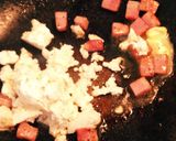 焼き付けおぼろ豆腐のせ☆ベーコンサラダ作り方1写真
