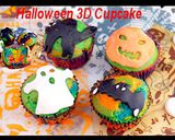 3D眼鏡で飛出る？ハロウィンカップケーキ作り方1写真