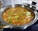 小松菜ときのこと豆腐のトマト鍋作り方4写真