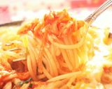まろ辛♪焼きキムチーズナポリタン作り方11写真