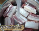 沖縄そばの作り方2/2 汁とラフテー作り方1写真