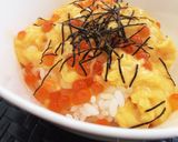 ひとりごはん*5分でとろりいくらたま丼作り方5写真