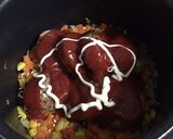 簡単っ 冷凍ハンバーグトマト煮込み作り方1写真