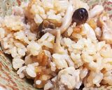 定番♪簡単♪♪鶏しめじの炊き込みごはん作り方3写真