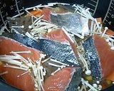 秋鮭と銀杏の炊き込みご飯作り方3写真