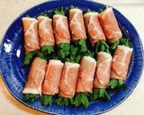 巻いて焼くだけ★豚肉の梅しそチーズ巻き作り方5写真