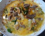 ガッツリ食べよう♡レバキムの旨辛とろ玉丼作り方8写真