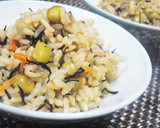 リメイク）炊き込みご飯⇒炊き込みのり巻き作り方1写真