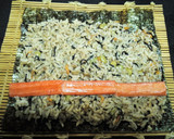 リメイク）炊き込みご飯⇒炊き込みのり巻き作り方3写真