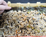 リメイク）炊き込みご飯⇒炊き込みのり巻き作り方4写真
