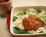 長ネギのカレー風味ミートチーズ焼き作り方3写真