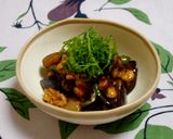 茄子と胡桃の甘味噌炒め作り方4写真