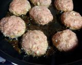 冷凍してもふわふわ💫豆腐入ミニハンバーグ作り方6写真