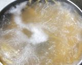 キャベツとベーコンの豆乳スープパスタ作り方1写真