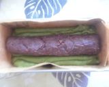 切っても切ってもあんこの抹茶ケーキ♪作り方9写真