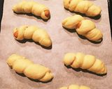 朝焼きウィンナーパン作り方3写真