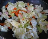 ウィンナーの味噌マヨ野菜炒め作り方2写真