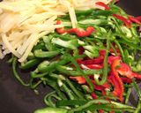 青椒肉絲作り方3写真
