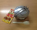 カレー弁当(レトルトyosi風盛りつけ)作り方3写真