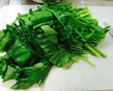 サーモン ほうれん草のクリーム煮添え作り方1写真