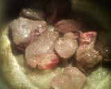 ●○牛すね肉でやわらかトマト煮込み○●作り方1写真