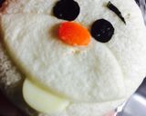 簡単！！ツムツムオラフサンド♡作り方3写真