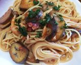 簡単＊タコとナスのトマトパスタ作り方7写真