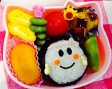 くり抜きオバケちゃん弁当…♩作り方2写真