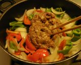 牛肉とピーマンの炒め物☆ペッパーステーキ作り方6写真