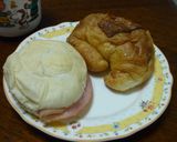 ホットチョコクロワッサンとハムチーズパン作り方10写真